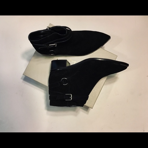 Marc Fisher Yatina black suede Chelsea boot - Picture 3 of 6